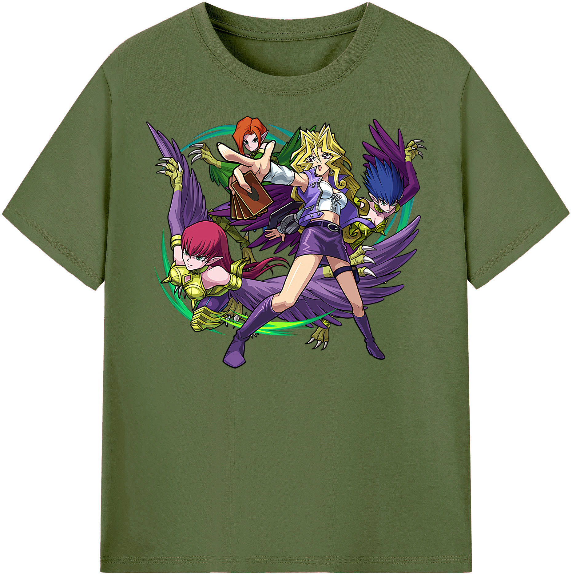 （画像用） 遊☆戯☆王 Yu-Gi-Oh! 綿100％半袖Tシャツ（フロントプリント）